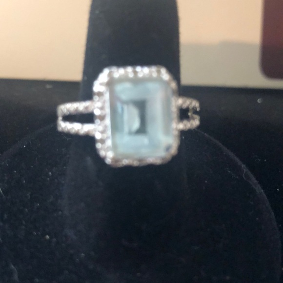 Blue sapphire ring - Picture 4 of 8